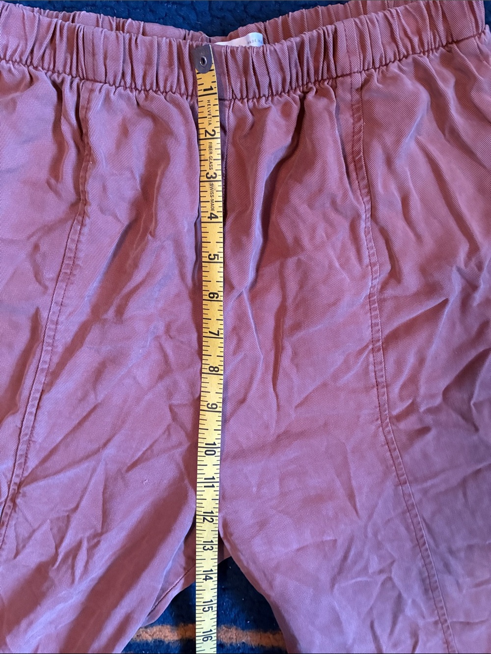 HackWith design house Elastic Waist Pants - Terracotta - Picture 3 of 6